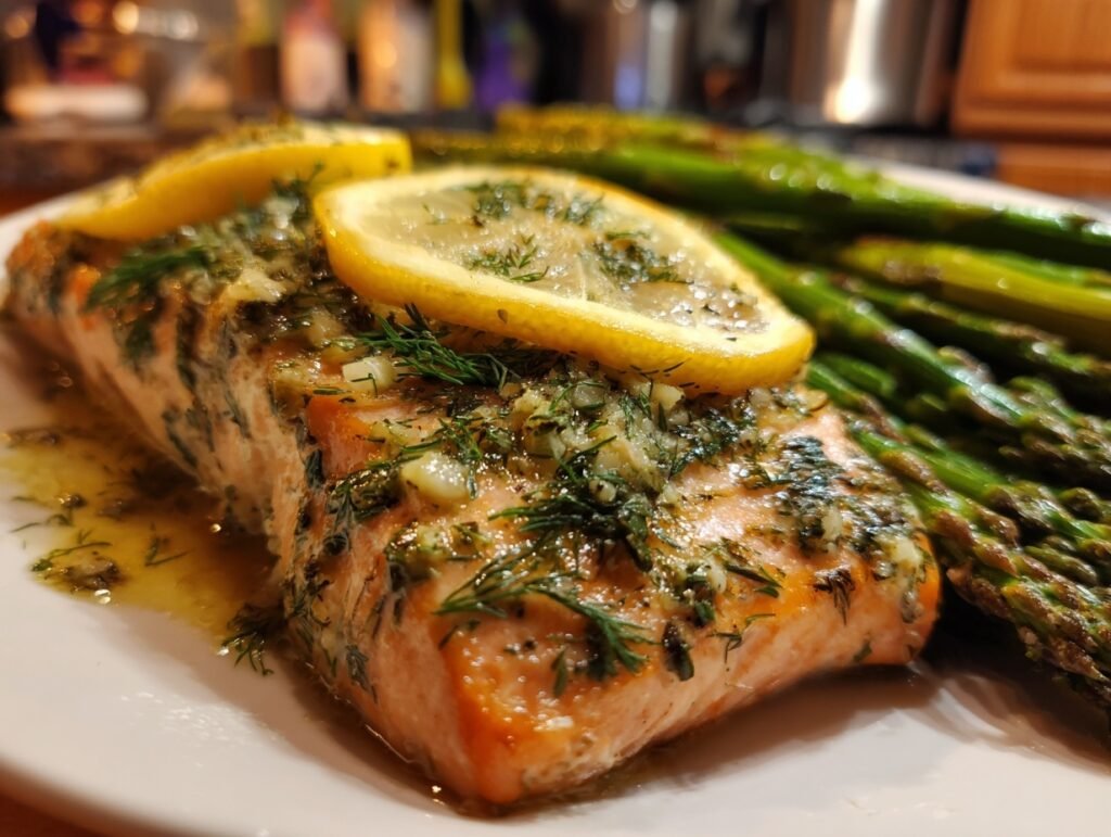 Sheet Pan Lemon Herb Salmon 13