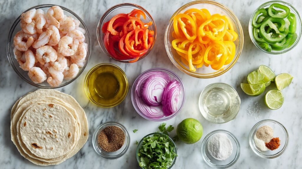 Sheet Pan Shrimp Fajitas 1