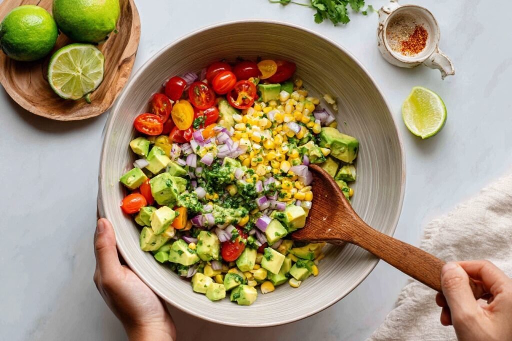 20-Minute Zesty Avocado Corn Shrimp Salad Recipe 2 Zesty Avocado Corn Salad 4