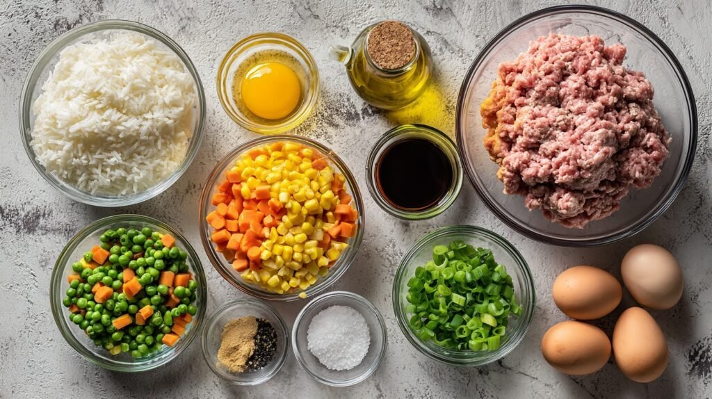 ground turkey fried rice 1
