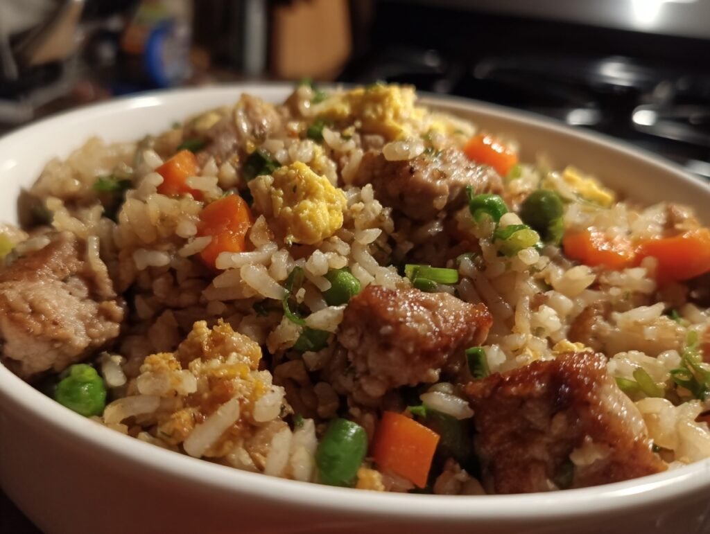 ground turkey fried rice