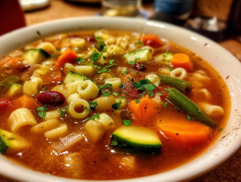 30-Minute Homemade Minestrone Soup for Busy Families 3 homemade minestrone soup 14