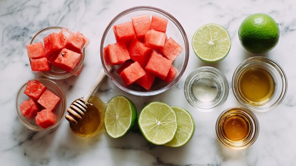 3 ingredient watermelon sorbet 1
