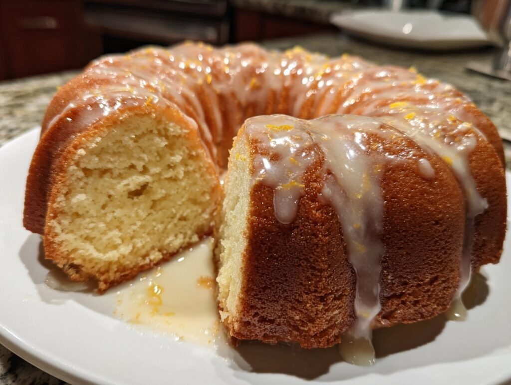 4-Ingredient Vanilla Bundt Cake