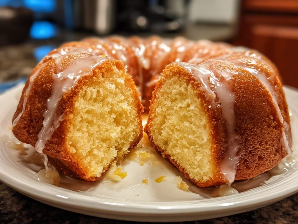 4 Ingredient Vanilla Bundt Cake 3