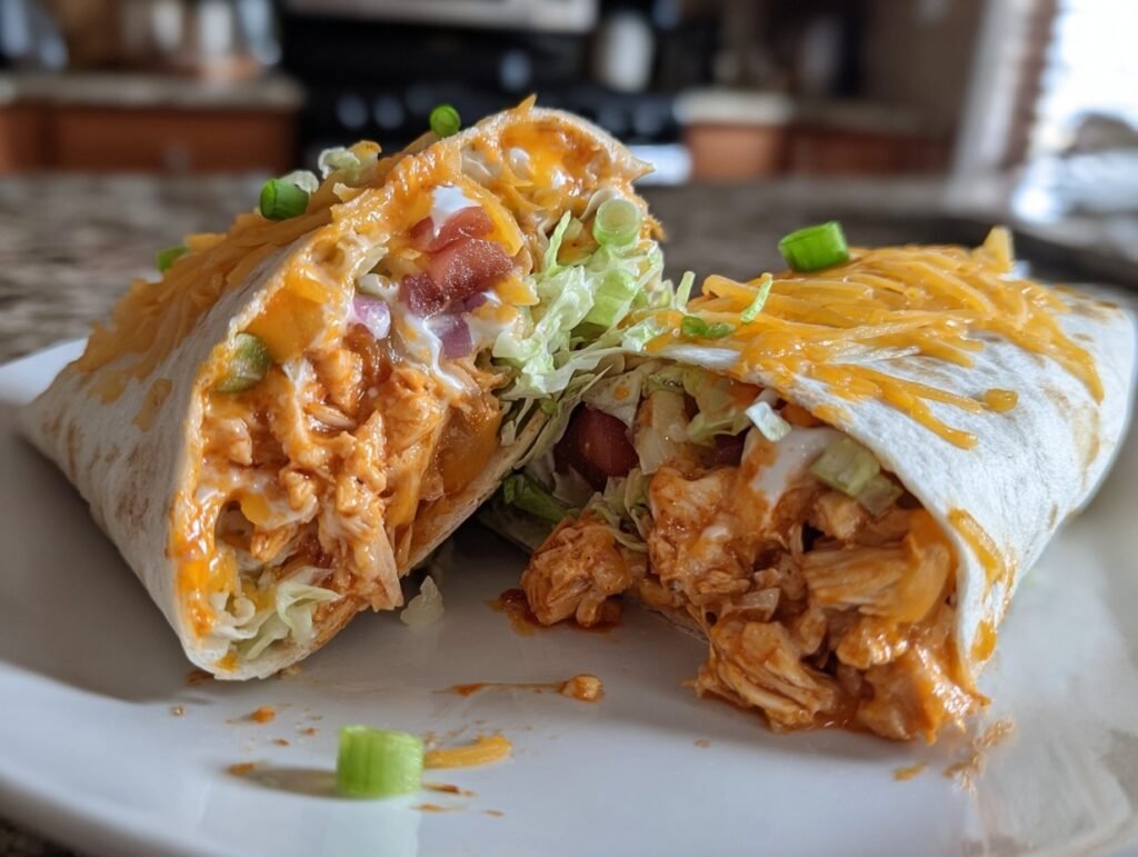 Buffalo Ranch Chicken Wraps