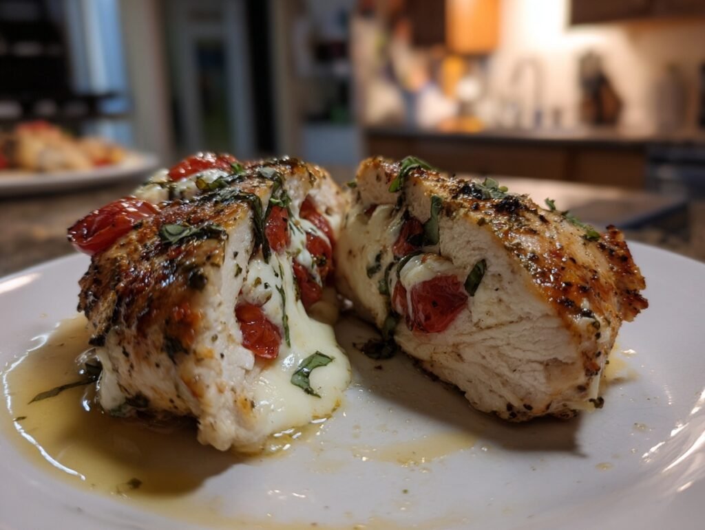 Caprese Stuffed Chicken