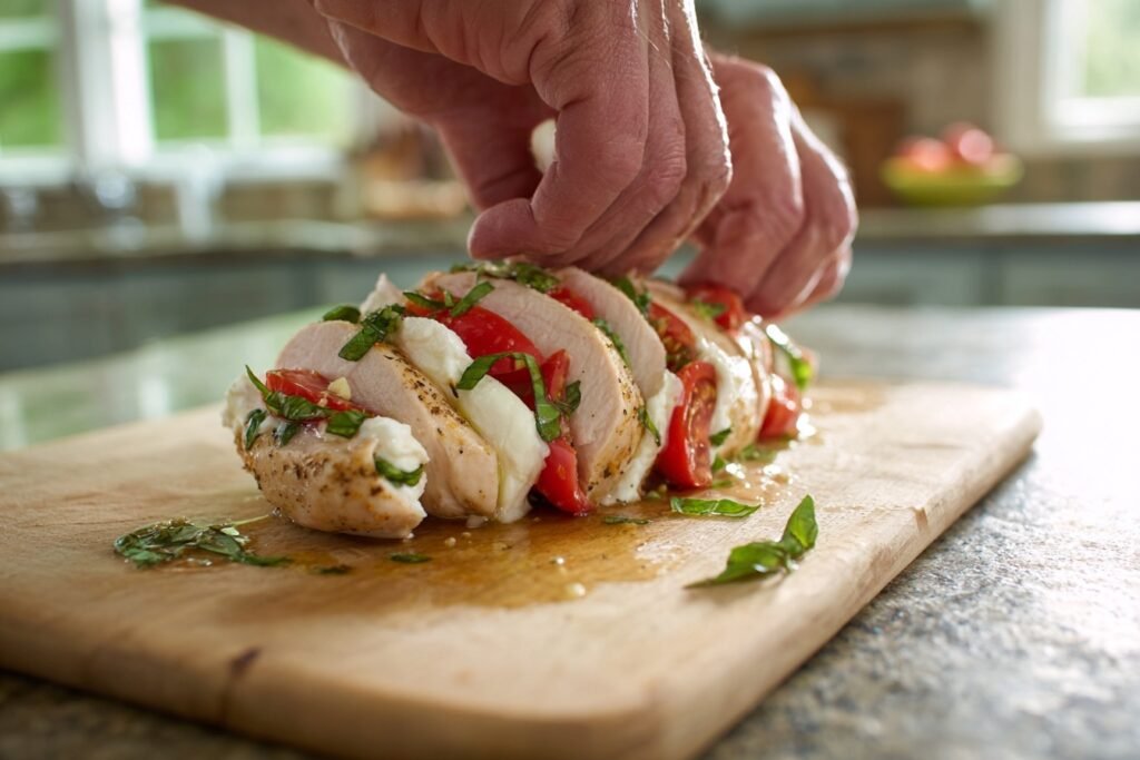 Caprese Stuffed Chicken 2