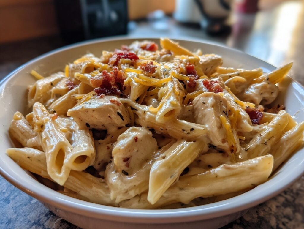 Chicken Bacon Ranch Pasta