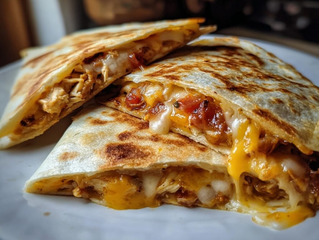 Chicken Crispy Quesadillas