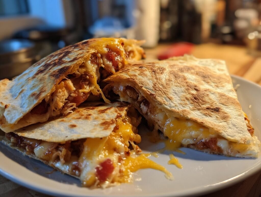 Chicken Crispy Quesadillas 7