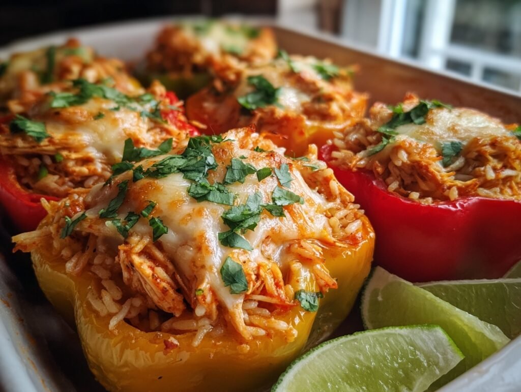 Chicken Fajita Stuffed Peppers