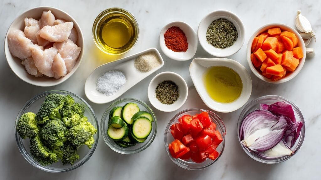 Chicken Veggie Meal Prep 1