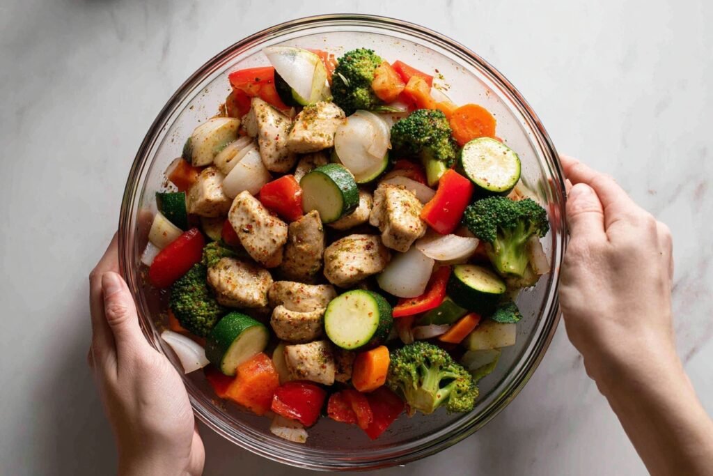 Chicken Veggie Meal Prep 2