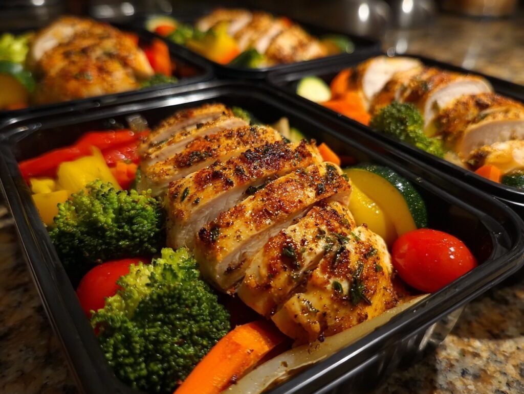 Chicken Veggie Meal Prep 3