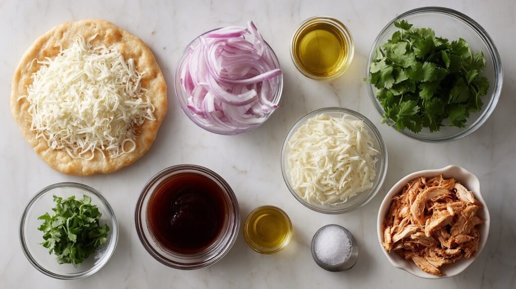 Creamy BBQ Chicken Pizza Under 400 Cal Ready in 20 Minutes 1 Creamy BBQ Chicken Pizza 1