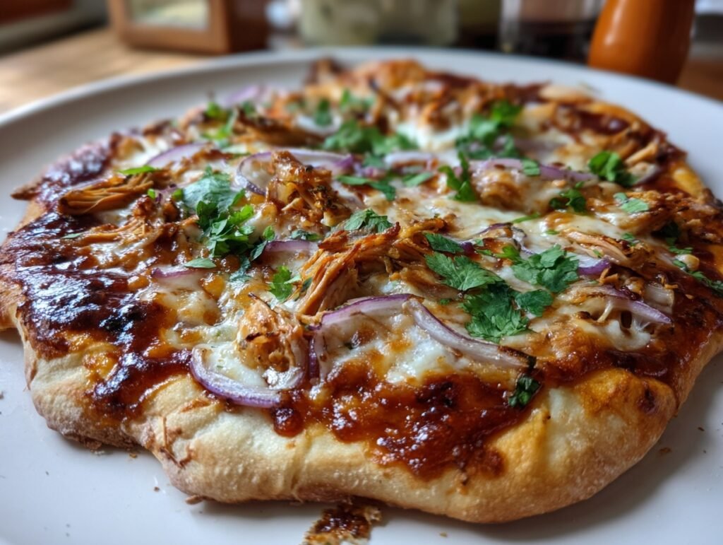 Creamy BBQ Chicken Pizza