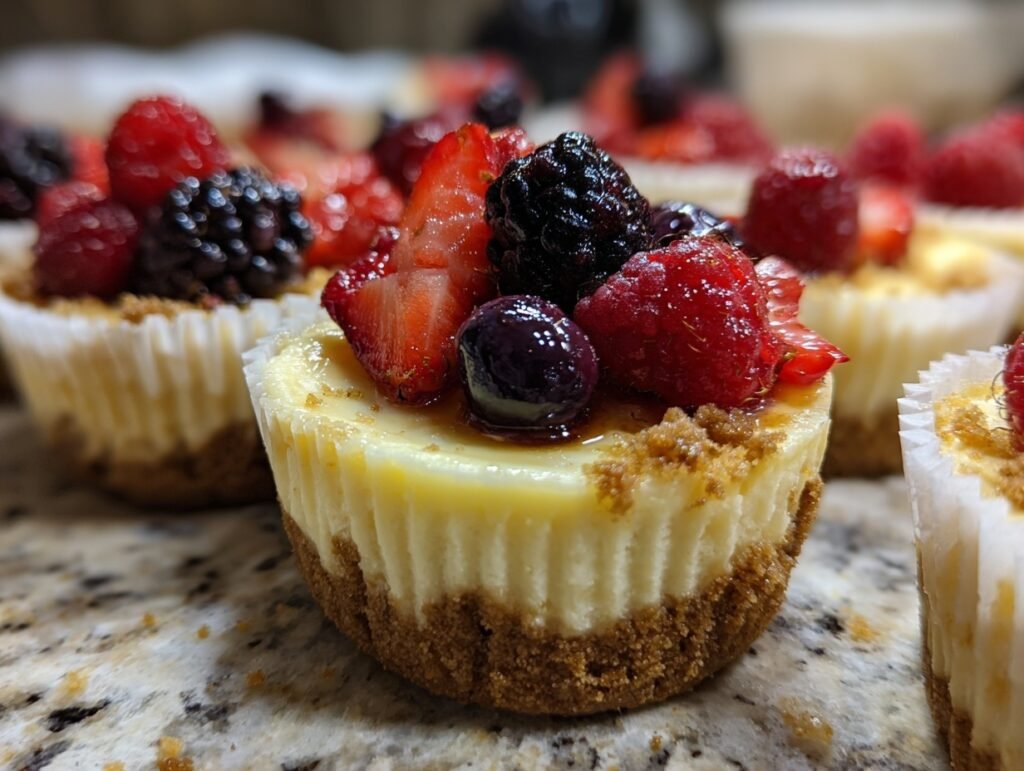 Creamy Berry Cheesecake Cups