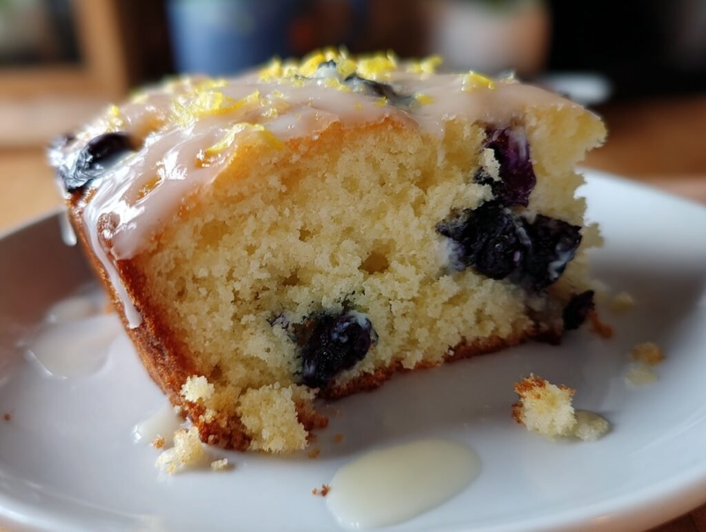 Creamy Blueberry Lemon Cake