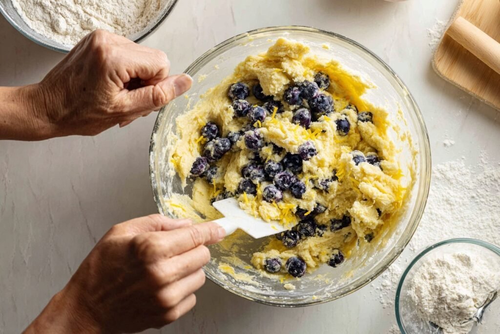 Creamy Lemon Blueberry Muffins 2
