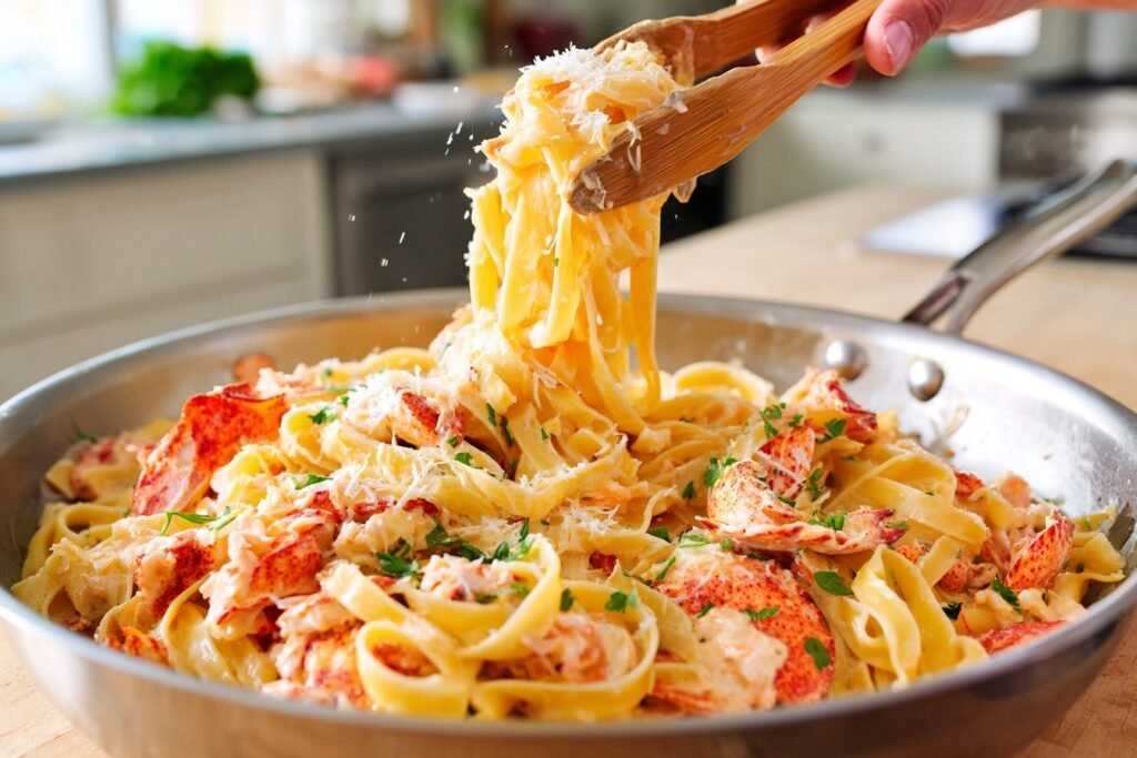 Creamy Lobster Pasta 2