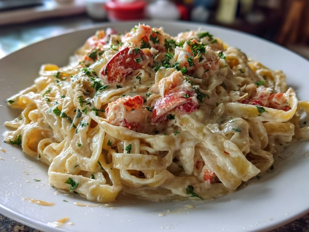 Creamy Lobster Pasta 3