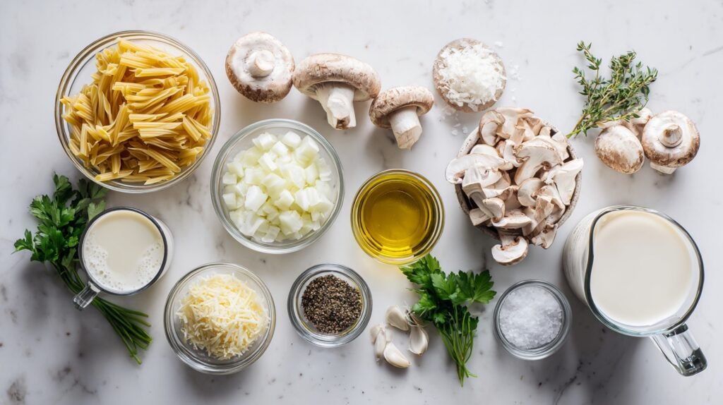 Creamy Mushroom Pasta 1