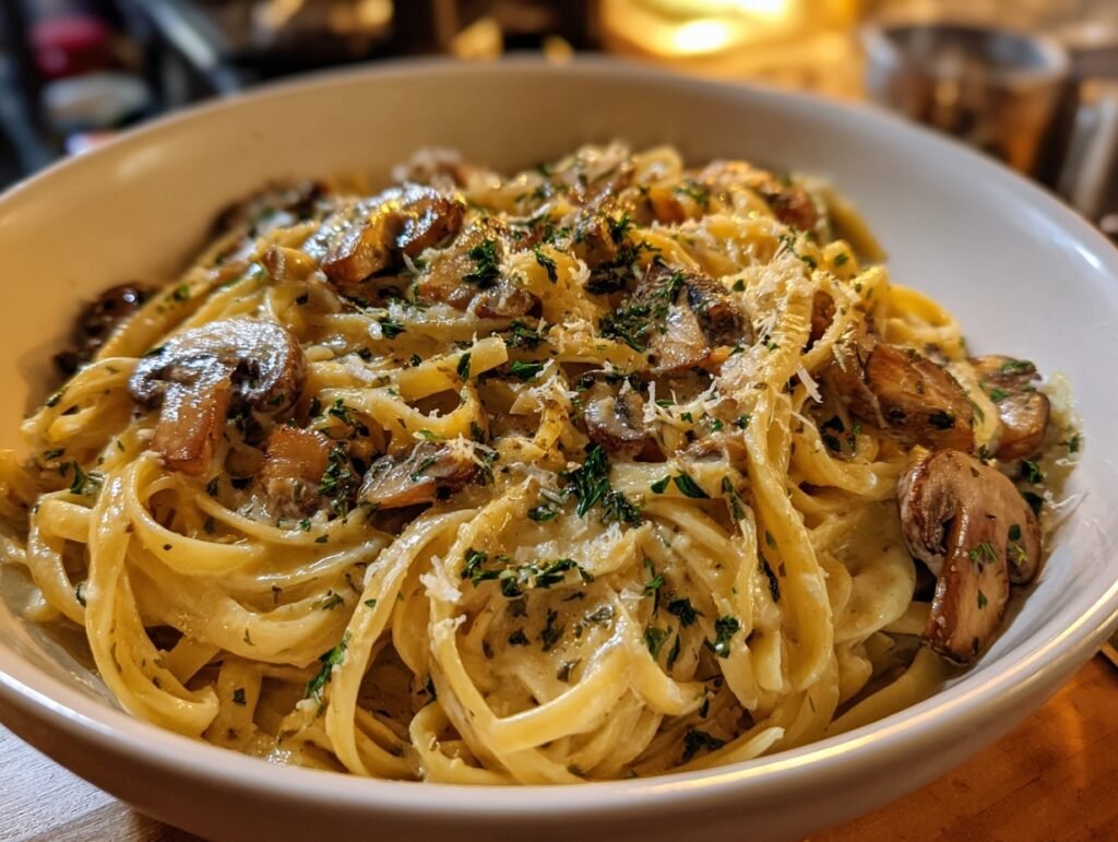Creamy Mushroom Pasta