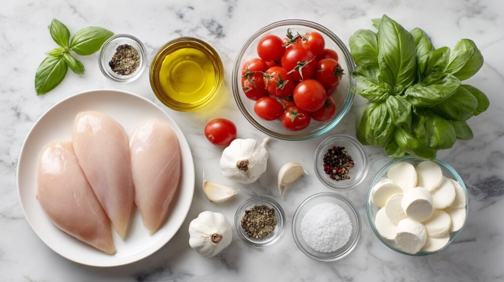 Creamy Tomato Mozzarella Chicken 1