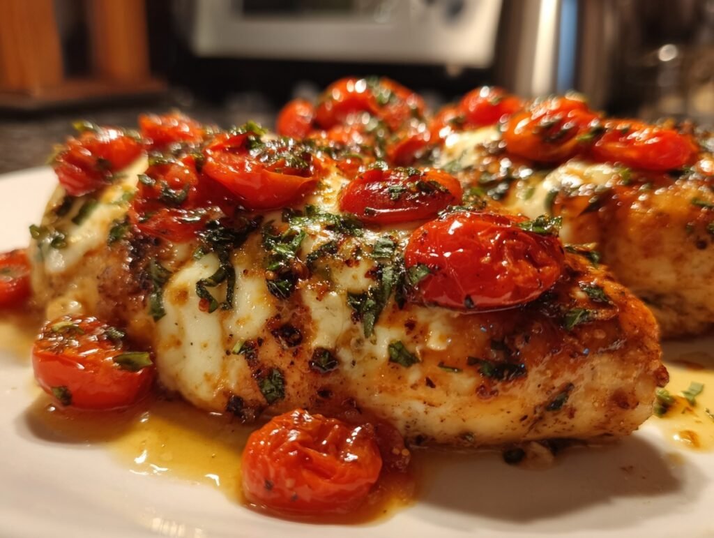 Creamy Tomato Mozzarella Chicken