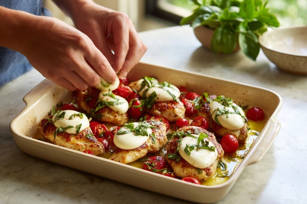 Creamy Tomato Mozzarella Chicken 2