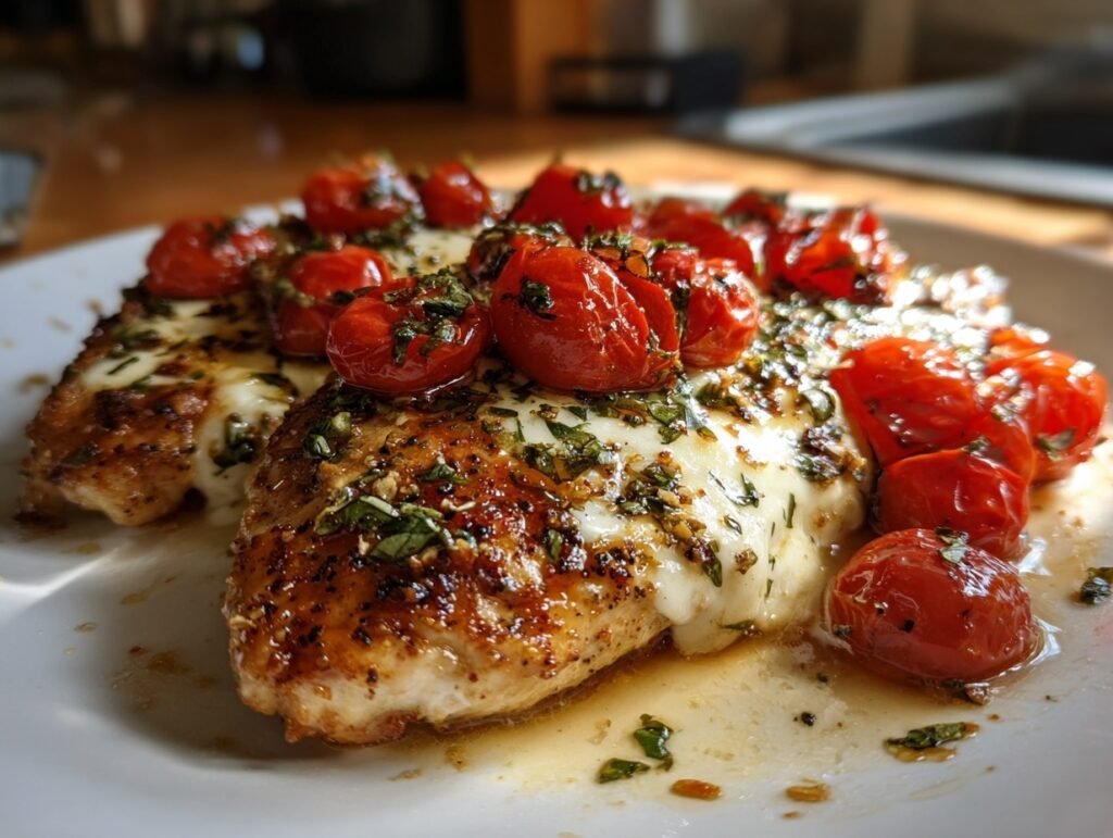 Creamy Tomato Mozzarella Chicken 3