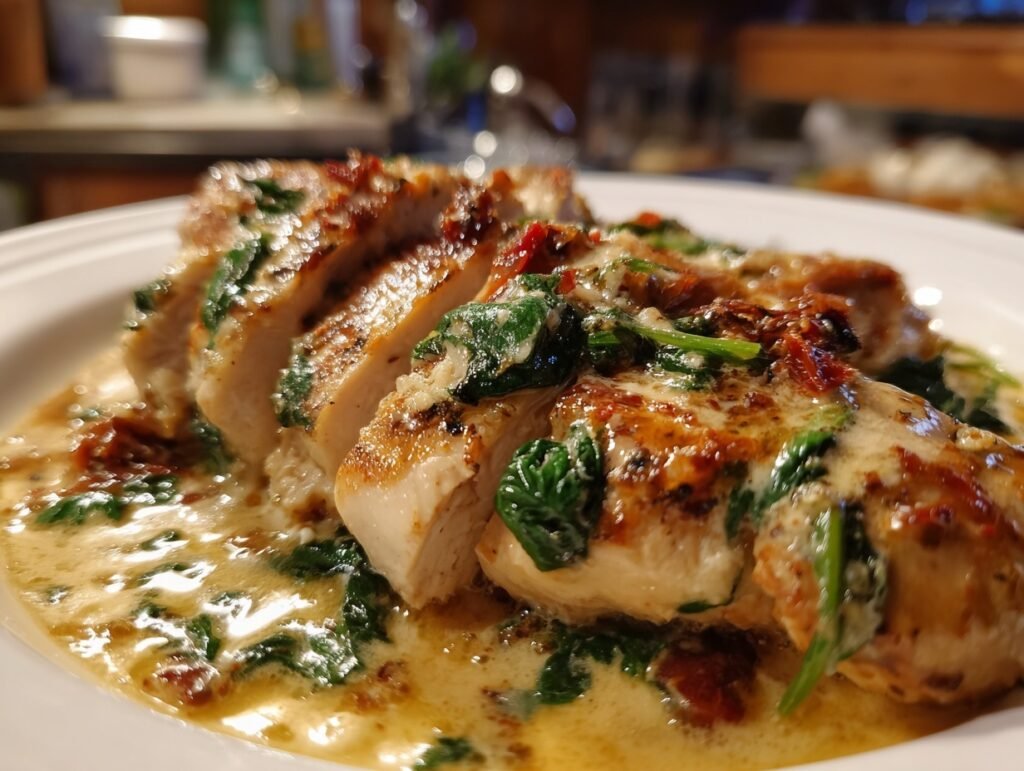 Creamy Tuscan Chicken Recipe for Quick Low-Carb Dinners 3 Creamy Tuscan Chicken 11
