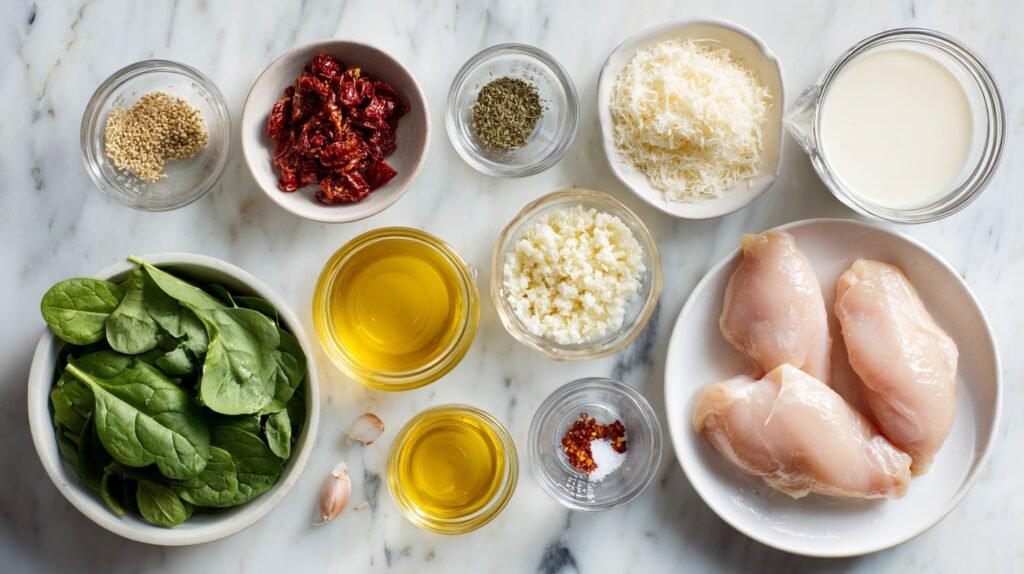 Creamy Tuscan Chicken Recipe for Quick Low-Carb Dinners 1 Creamy Tuscan Chicken 9