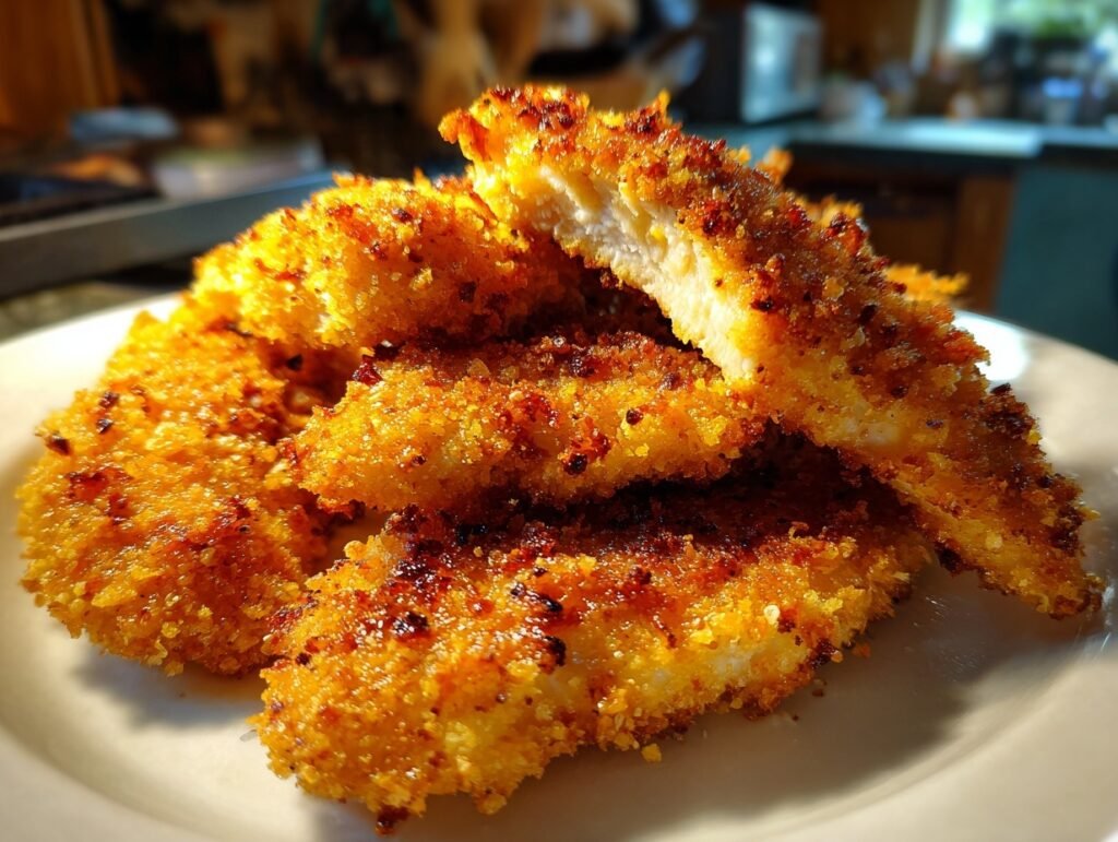Crispy Oven Baked Chicken Tenders