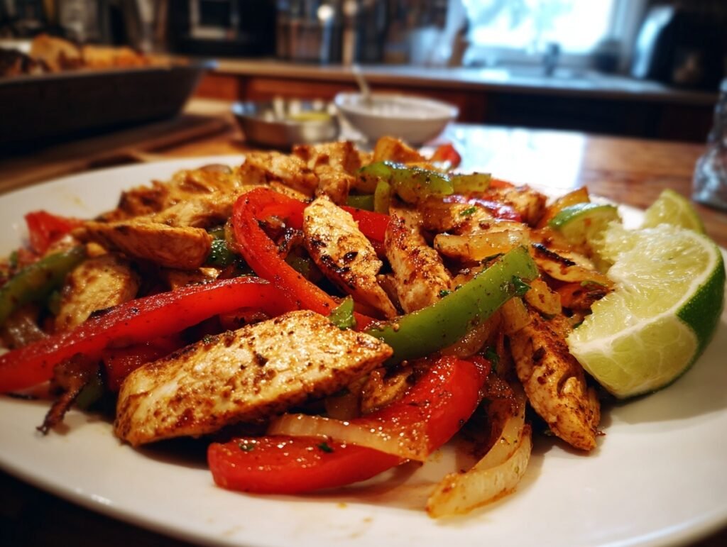 Crispy Sheet Pan Chicken Fajitas for Quick Family Dinners 3 Crispy Sheet Pan Fajitas 3