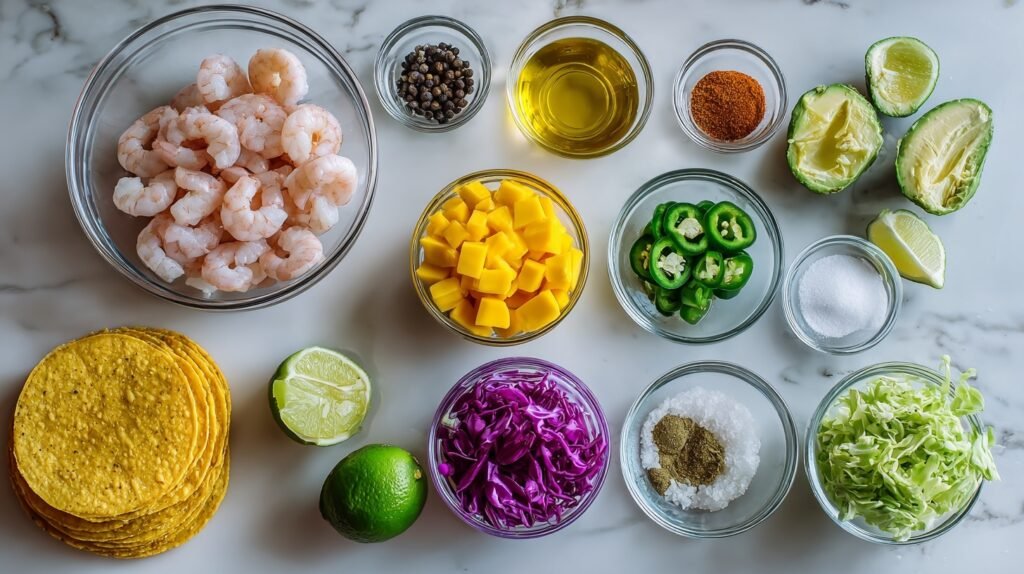 Crispy Shrimp Tacos Mango 1