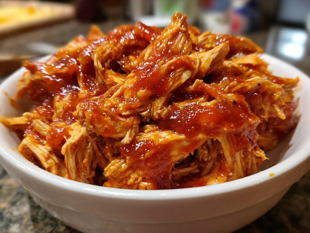 Crockpot BBQ Pulled Chicken