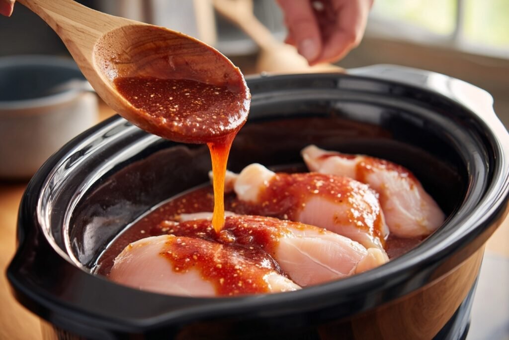Crockpot BBQ Pulled Chicken 2