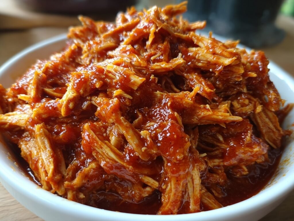 Crockpot BBQ Pulled Chicken 3