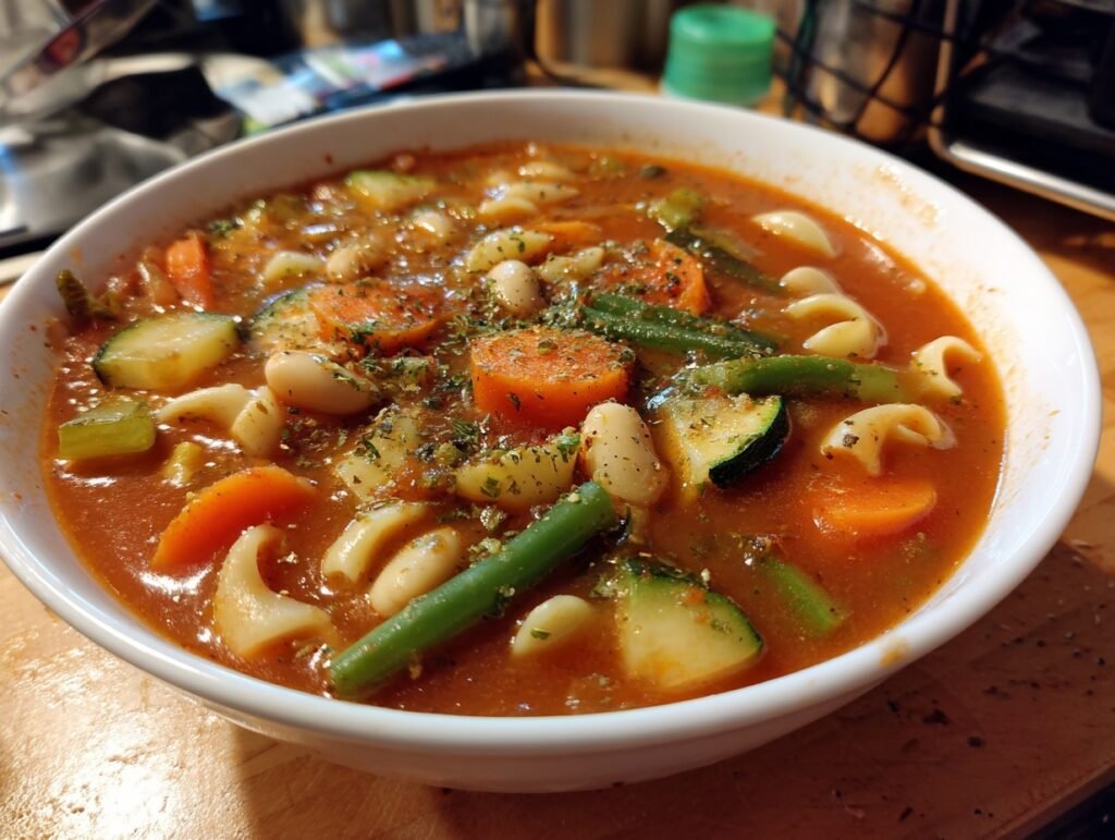Crockpot Vegetable Minestrone