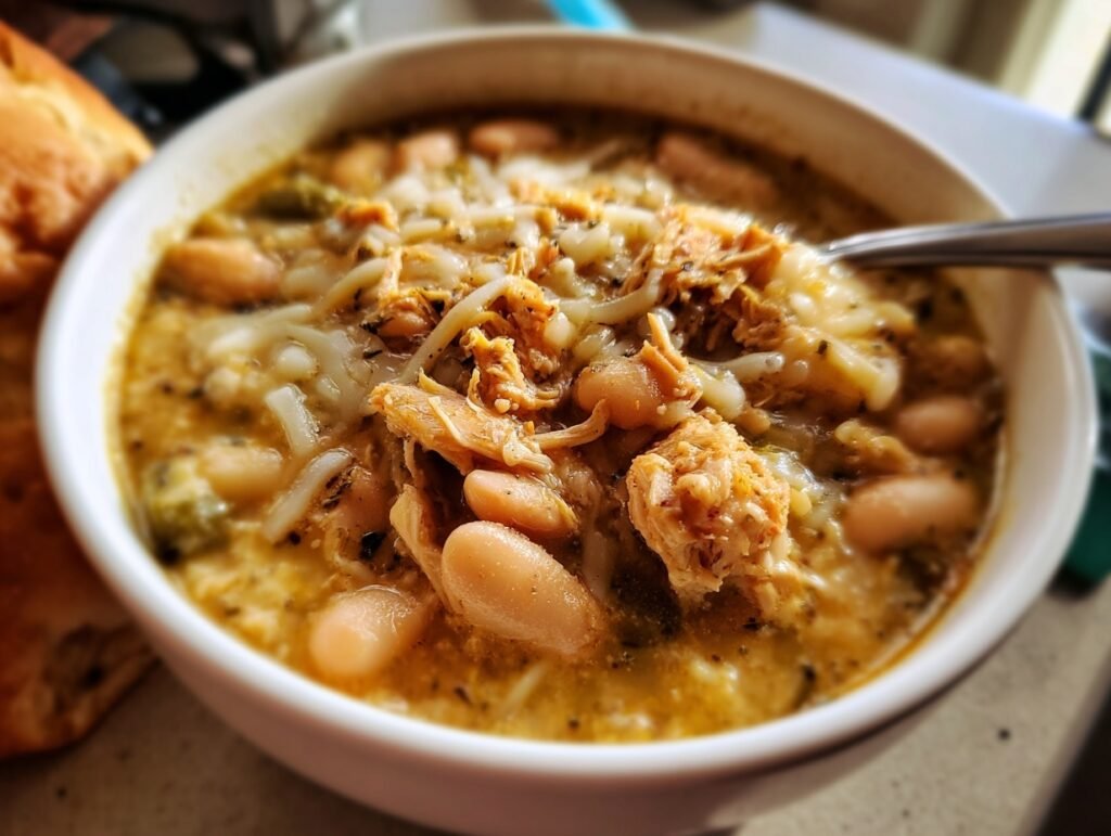 Crockpot White Bean Chicken Chili 3