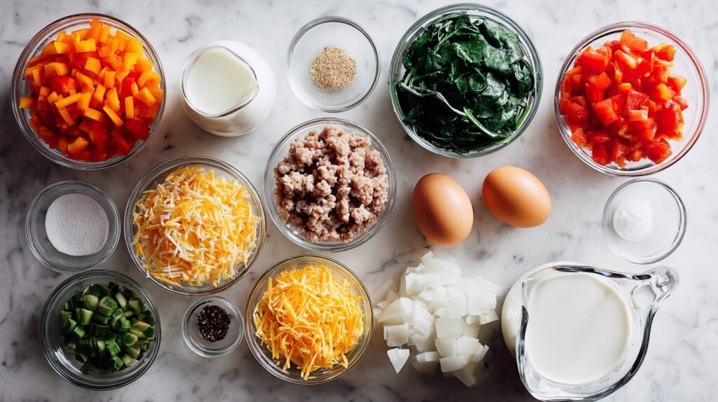 Egg Veggie Breakfast Meal Prep 1