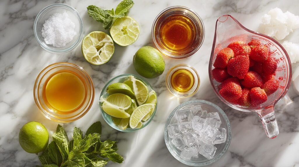 Frozen Strawberry Mocktail 1