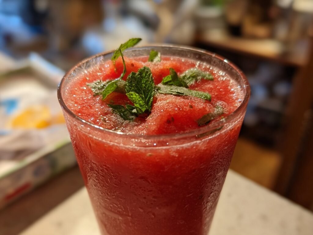 Frozen Strawberry Mocktail