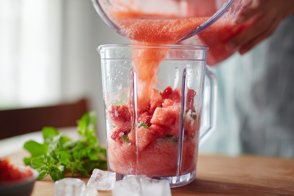 Frozen Strawberry Mocktail 2