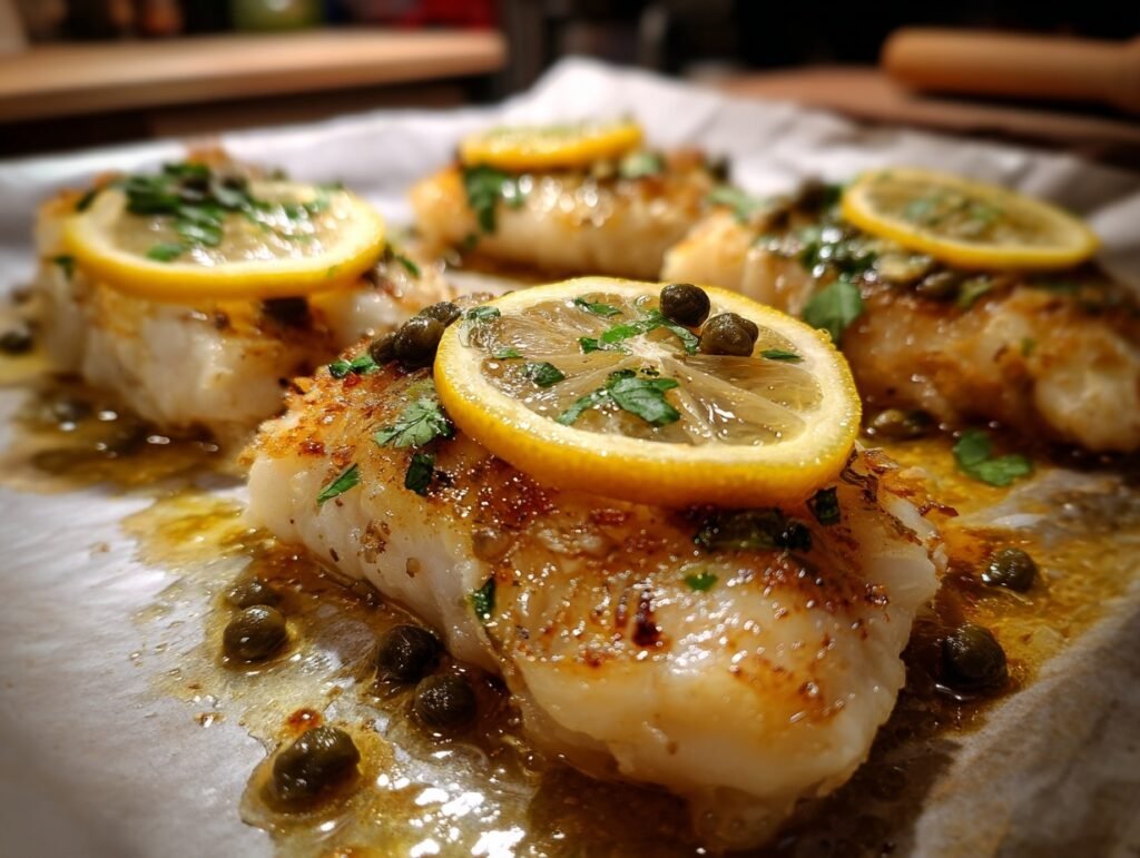 Golden Cod Sheet Pan