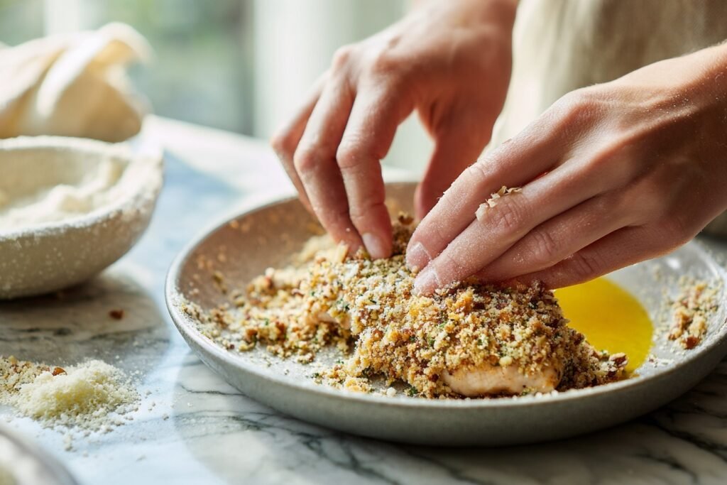 Golden Pecan Crusted Chicken 2