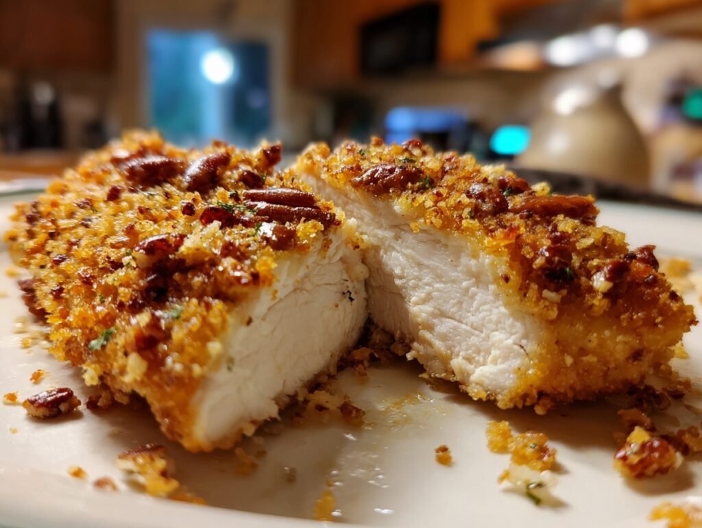 Golden Pecan Crusted Chicken 3