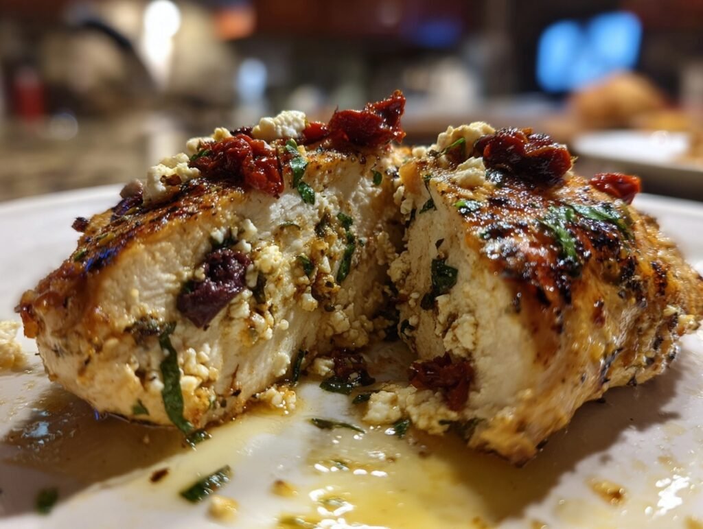 Greek Stuffed Chicken